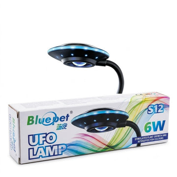 BluePet S12 UFO Lamp (6W) - Full Spectrum Light for Nano Tanks