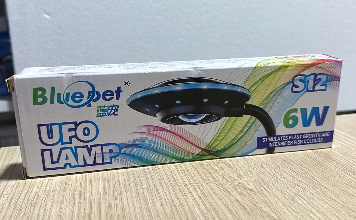 BluePet S12 UFO Lamp (6W) - Full Spectrum Light for Nano Tanks