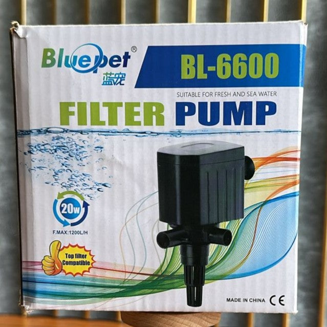 Bluepet BL-6600 Filter Power Head (20W) – 1200L/H Submersible Pump - 5