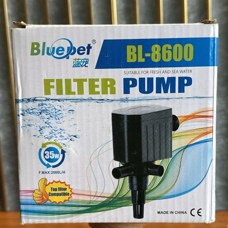 Bluepet BL-8600 Filter Power Head (35W) – 2000L/H High-Flow Submersible Pump - 6