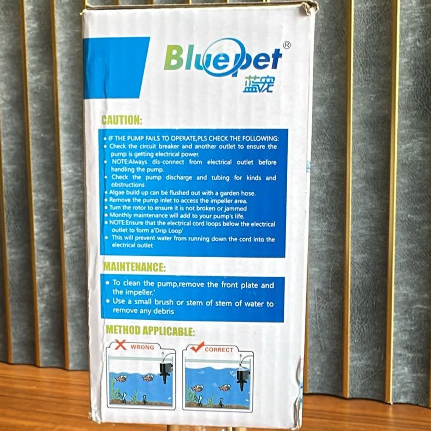 Bluepet BL-8600 Filter Power Head (35W) – 2000L/H High-Flow Submersible Pump - 5