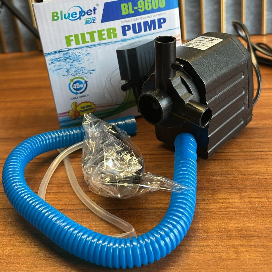 Bluepet BL-9600 Filter Power Head (45W) – 2500L/H Heavy-Duty Submersible Pump - 2