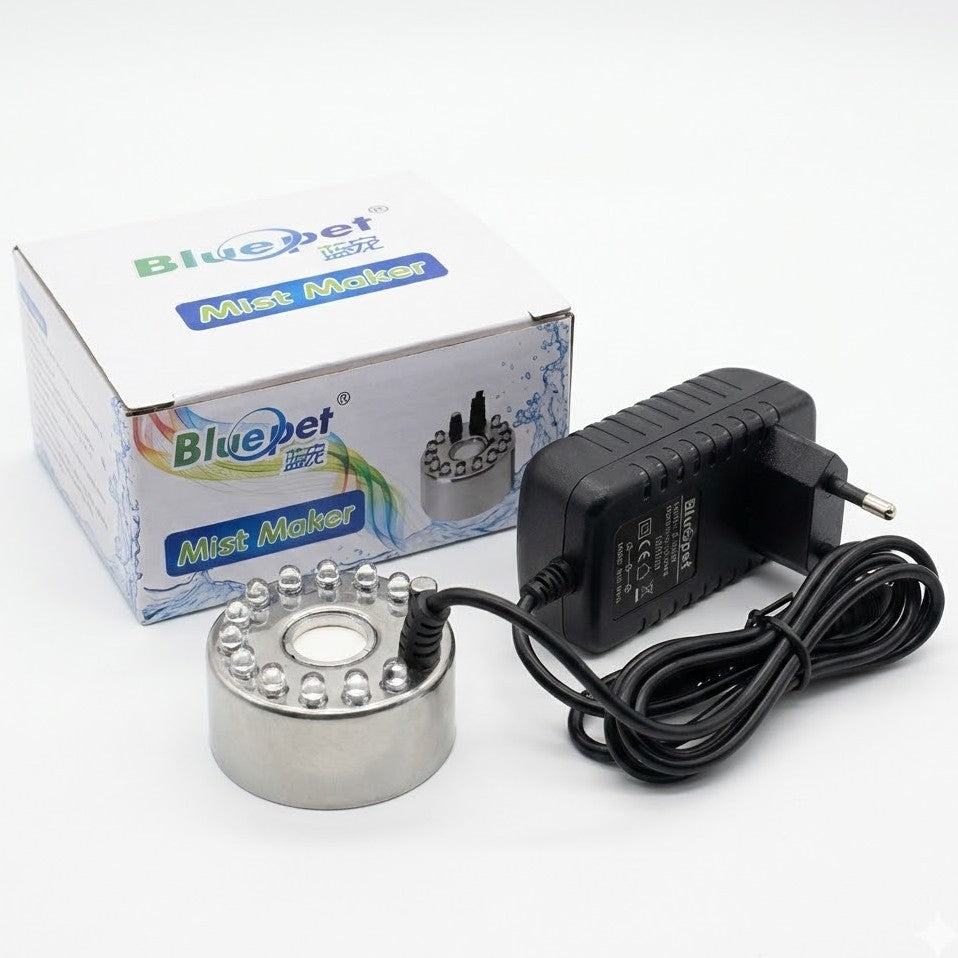 Bluepet Aquarium Mist Maker with 12 LEDs – for Mystical Tank Effects