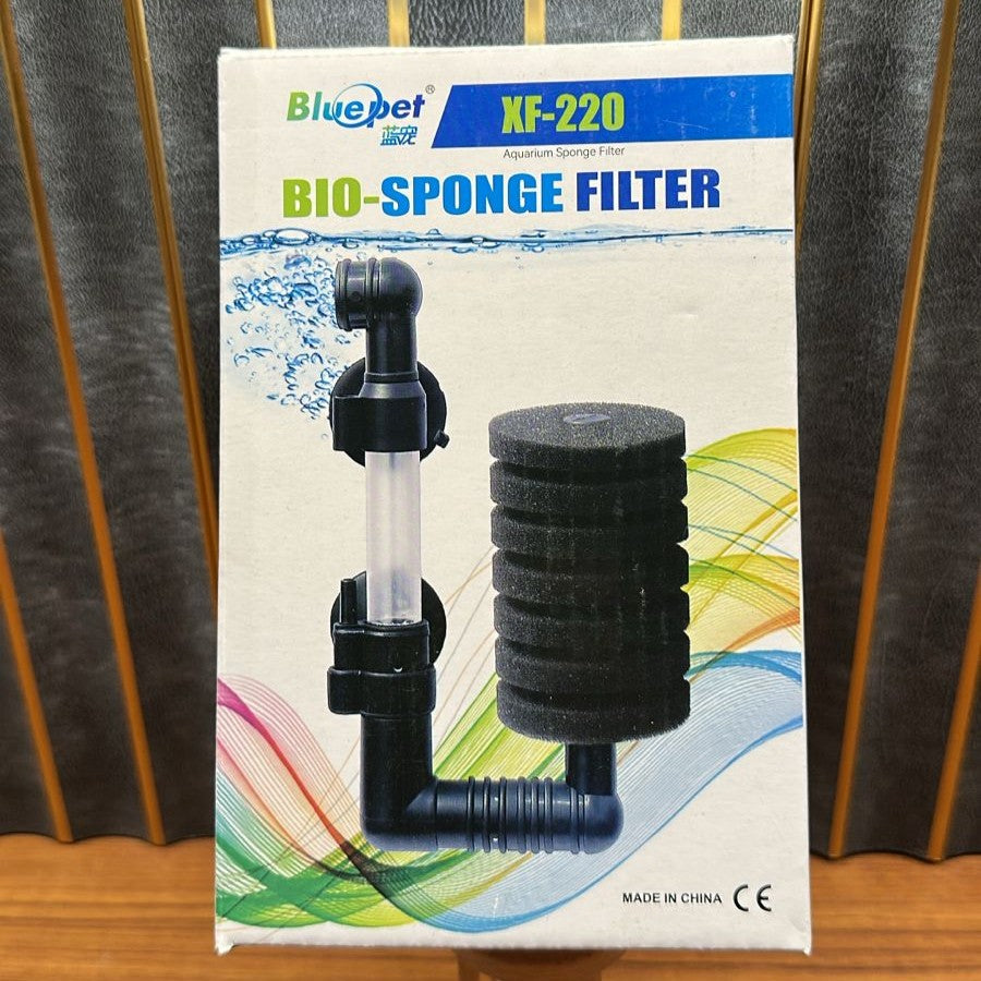 Bluepet XF-220 Aquarium Bio-Sponge Filter – Single Sponge Air-Driven Filtration - 6