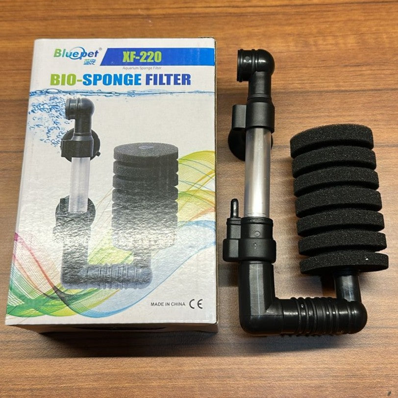 Bluepet XF-220 Aquarium Bio-Sponge Filter – Single Sponge Air-Driven Filtration - 2