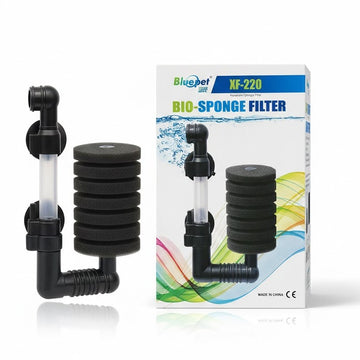 Bluepet XF-220 Aquarium Bio-Sponge Filter – Single Sponge Air-Driven Filtration