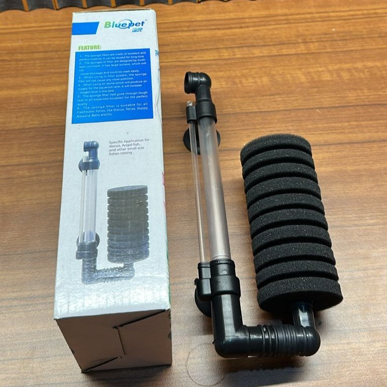 Bluepet XF-240 Aquarium Bio-Sponge Filter – Extended Sponge Air-Driven Filtration - 5
