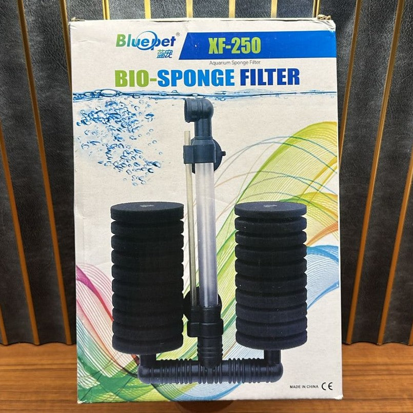 Bluepet XF-250 Bio-Sponge Filter – Dual Sponge Air-Driven Filtration - 5