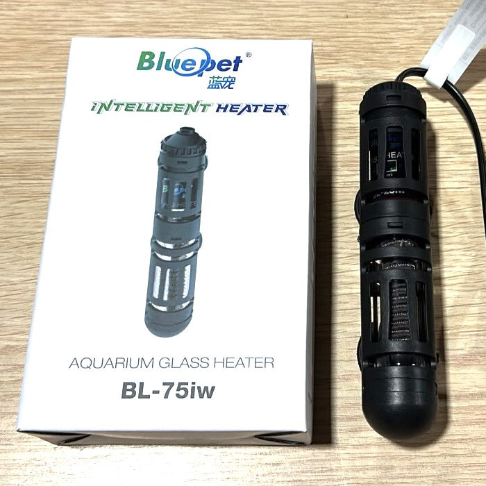 Bluepet Intelligent Aquarium Glass Heater with Protective Cover (75W)