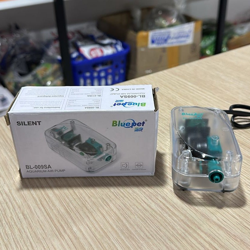 Bluepet BL-009SA Silent Aquarium Air Pump (3W) – Transparent Aerator