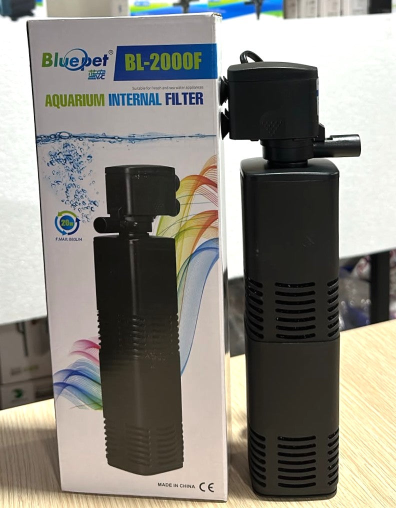 Bluepet BL-2000F Aquarium Internal Filter - 20W, 880 L/H