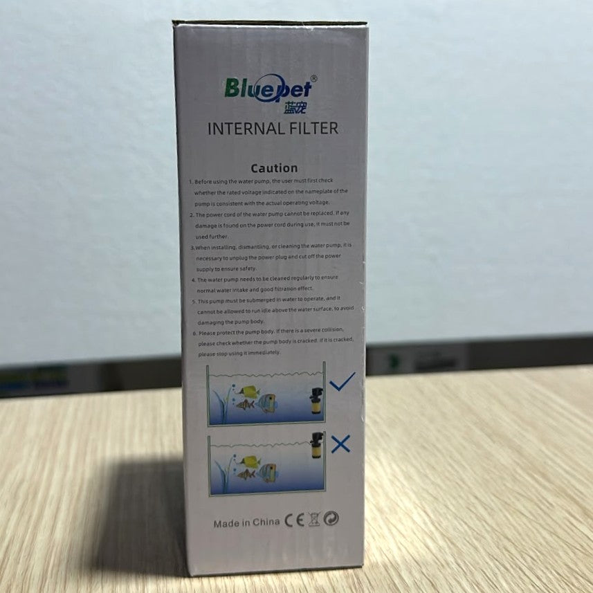 Bluepet BL-422F Internal Aquarium Filter (4W, 280 L/H)