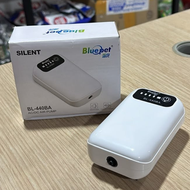 Bluepet BL-440BA AC/DC Aquarium Air Pump (1W) – Battery Backup Aerator