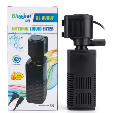 Bluepet BL-6000F Internal Aquarium Filter (12W, 800 L/H)