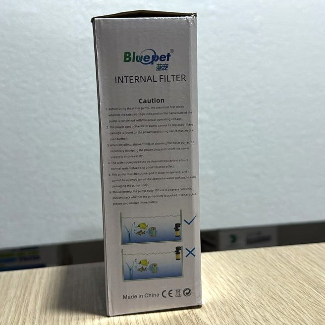 Bluepet BL-622F Internal Aquarium Filter (6W, 350 L/H)