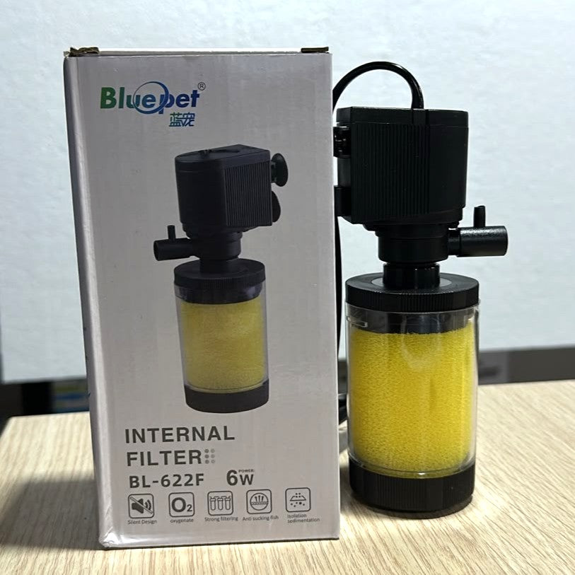 Bluepet BL-622F Internal Aquarium Filter (6W, 350 L/H)
