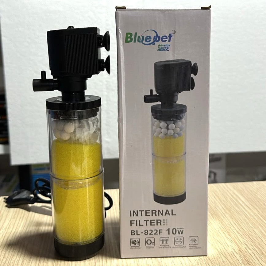 Bluepet BL-822F Internal Aquarium Filter (10W, 550 L/H)
