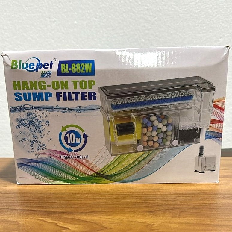Blue Pet BL-882W Hang-On Top Sump Filter 10 W
