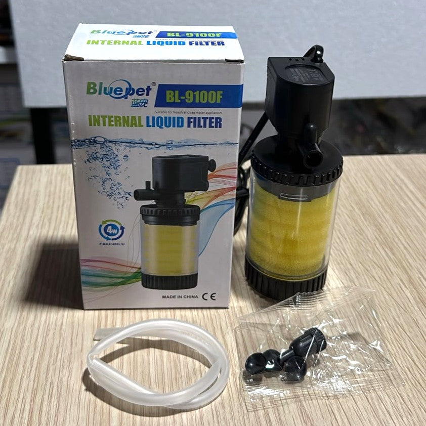 Bluepet BL-9100F Aquarium Internal Liquid Filter - 4W, 400 L/H