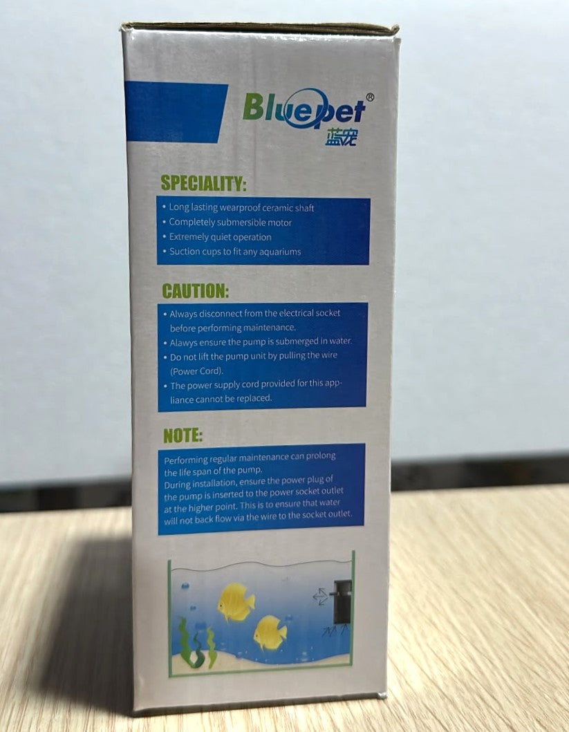Bluepet BL-9100F Aquarium Internal Liquid Filter - 4W, 400 L/H