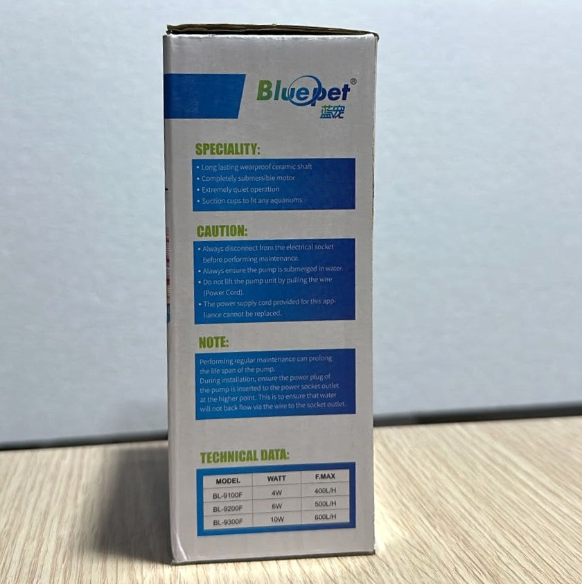 Bluepet BL-9100F Aquarium Internal Liquid Filter - 4W, 400 L/H