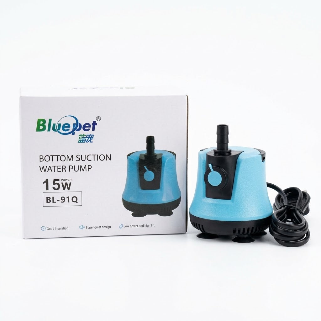 Bluepet BL-91Q Bottom Suction Submersible Water Pump (15W, 350 L/H)