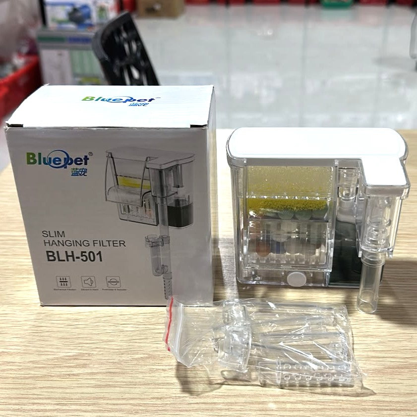 Bluepet BLH-501 Slim Hang On Filter (4W, 300 L/H) – Biochemical Filtration