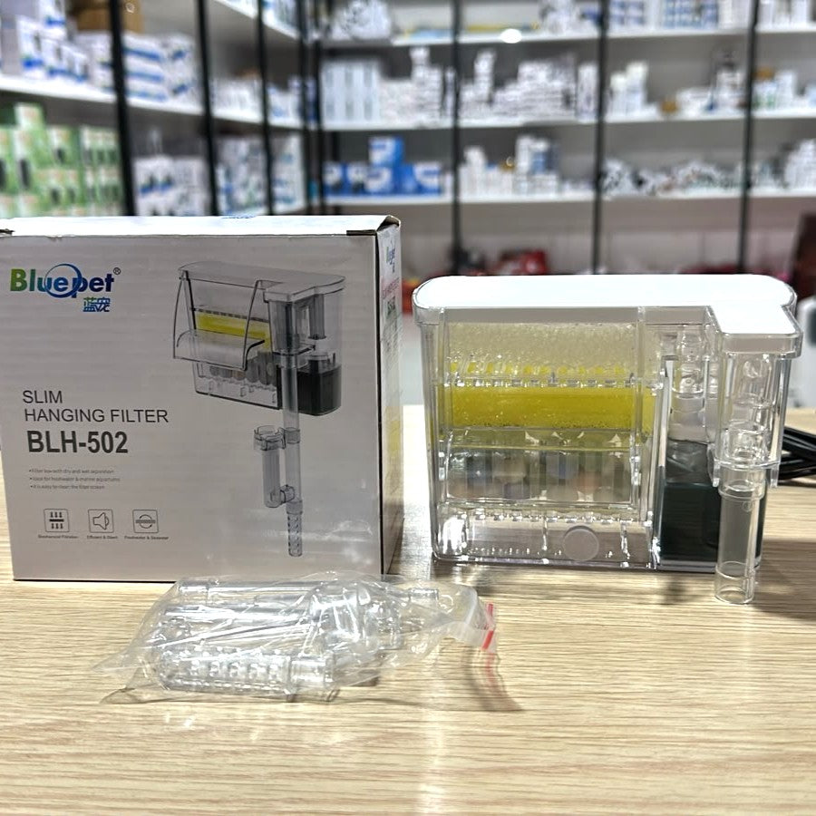 Bluepet BLH-502 Slim Hang On Filter (5W, 350 L/H) – Biochemical Filtration