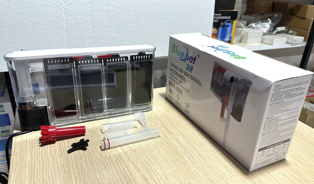 Bluepet BLH-604 Pro Hang-On Waterfall Aquarium Filter (10W, 850 L/H)