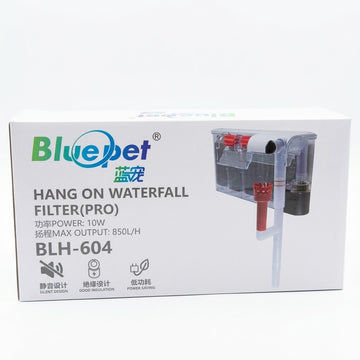 Bluepet BLH-604 Pro Hang-On Waterfall Aquarium Filter (10W, 850 L/H)