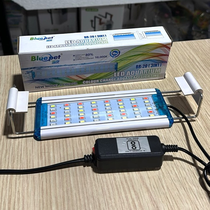 Bluepet BR-20 Aquarium Changing LED Light 10W (20cm - 30cm)