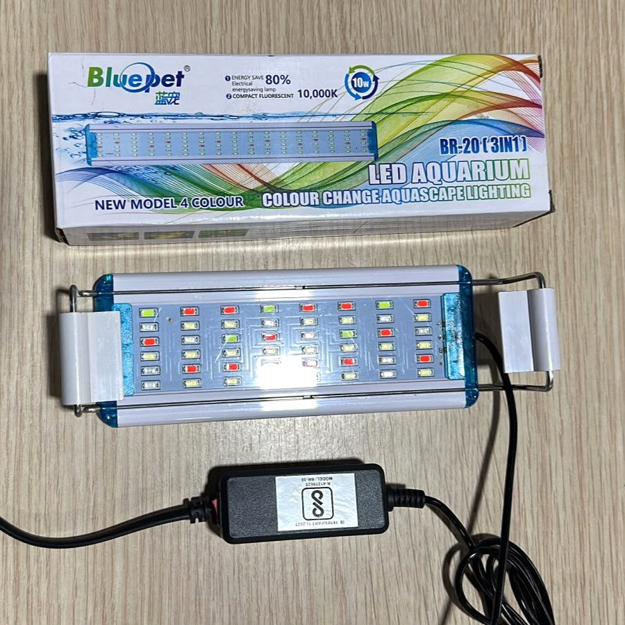 Bluepet BR-20 Aquarium Changing LED Light 10W (20cm - 30cm)