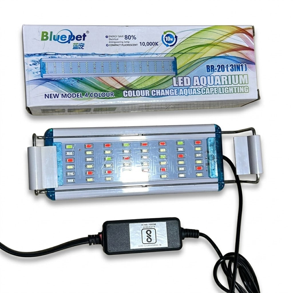 Bluepet BR-20 Aquarium Changing LED Light 10W (20cm - 30cm)
