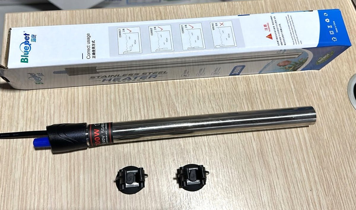 Bluepet Heater Stainless Steel 300W For Aquariums