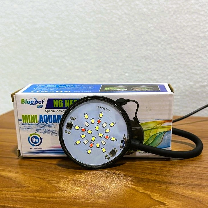BluePet N6 Neo+ Mini LED Lamp (6W) Full Spectrum Light for Nano Tanks