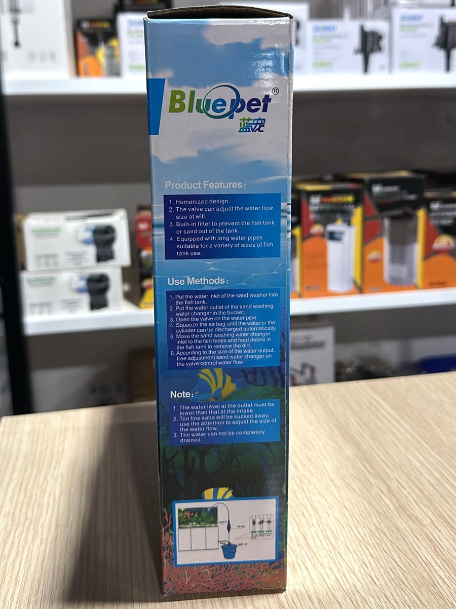 Bluepet NB-04 3-in-1 Aquarium Siphon & Gravel Cleaner