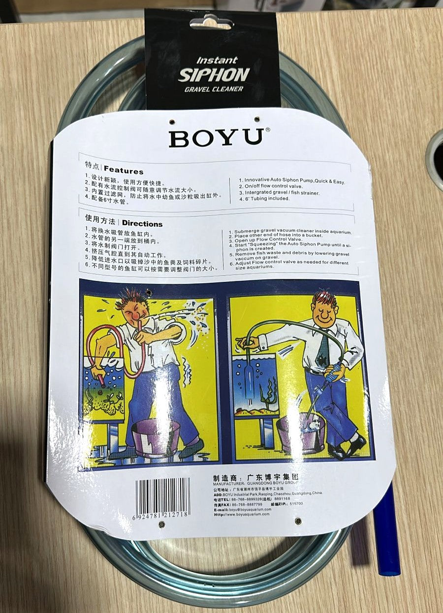Boyu BY-28 Instant Siphon Gravel Cleaner & Water Changer