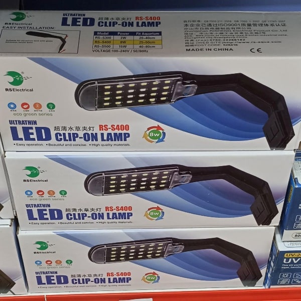 Clip on LED Lamp RS-S400 for Fish Aquarium