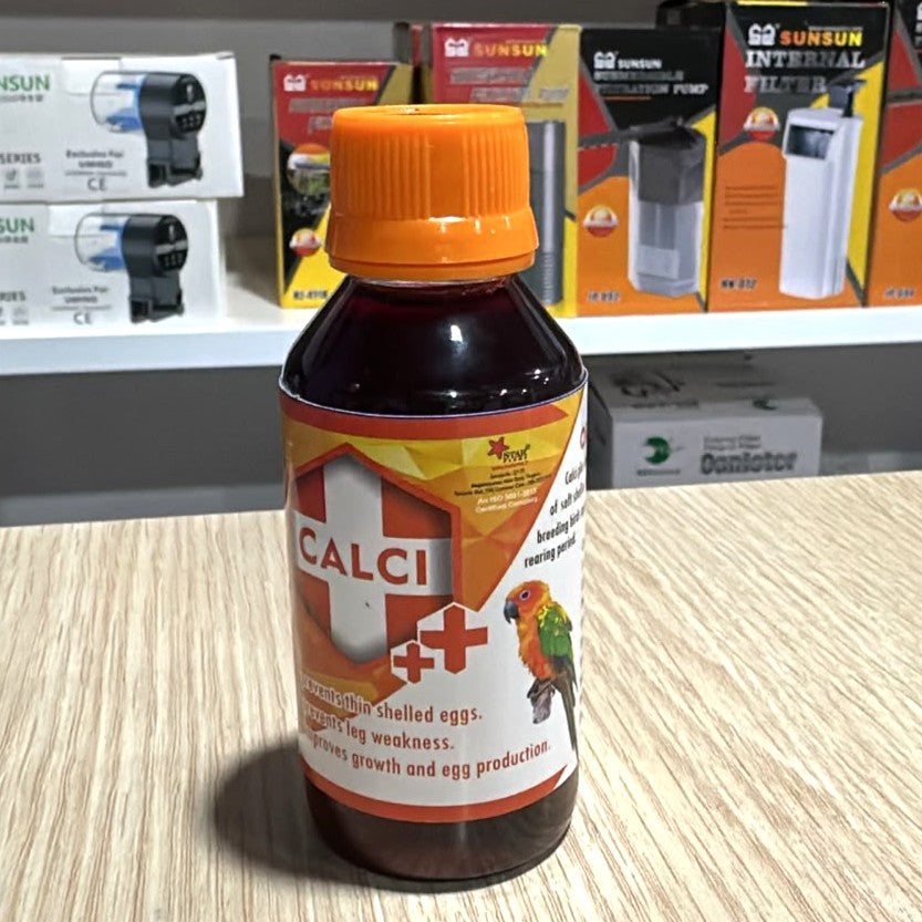 Star Farms Calci Plus Bird Medicine (100 ml) – Oral Liquid Calcium Formula