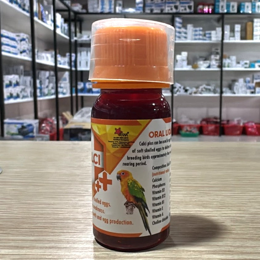 Star Farms Calci Plus Bird Medicine (30 ml) – Oral Liquid Calcium Formula