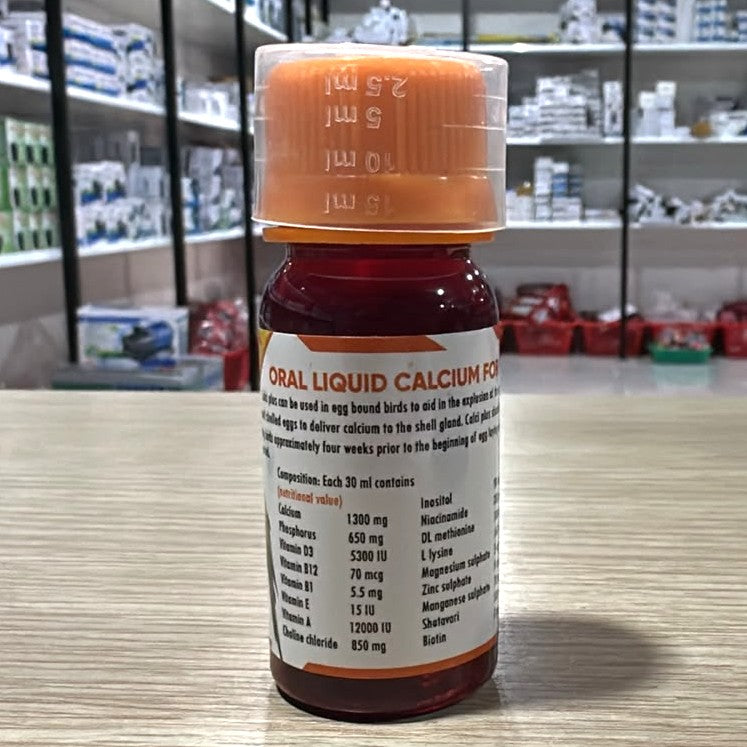 Star Farms Calci Plus Bird Medicine (30 ml) – Oral Liquid Calcium Formula