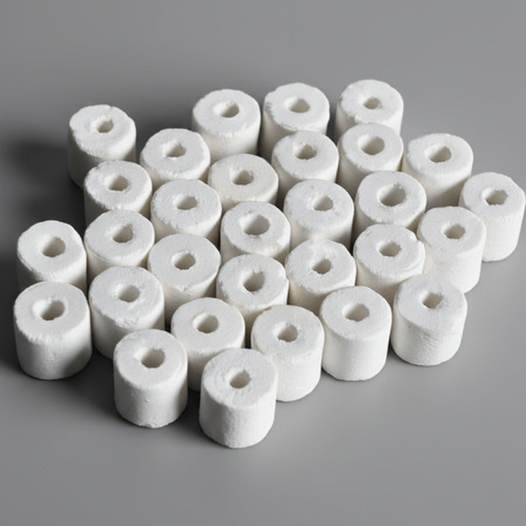 Ceramic Ring White 1 kg packet Filter Media for Aquariums - 2