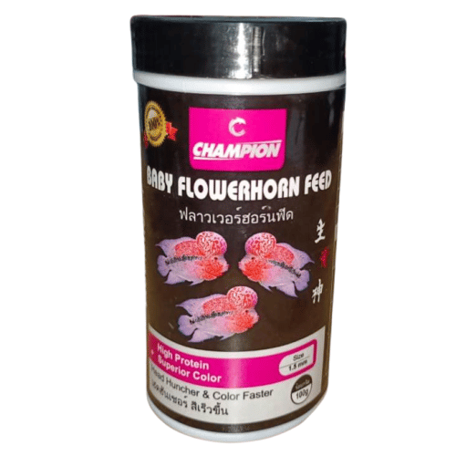 Champion Baby Flower Horn Fish Feed 100 gram