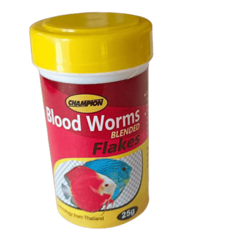 Champion Blood worms Blended Flakes 25 gram
