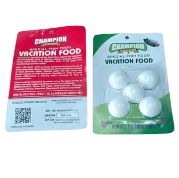 Champion Fish Vacation Food - 5 pcs in Packet