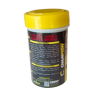 Champion Freeze Dried Tubifex Worms 12 gram - 2
