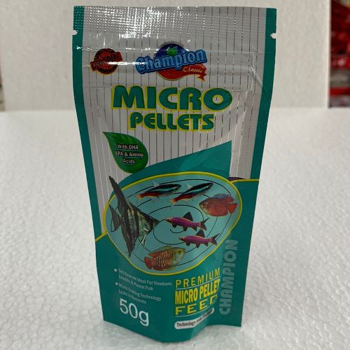 Champion Micro Pellet Fish Food 50 grams Pouch - 3