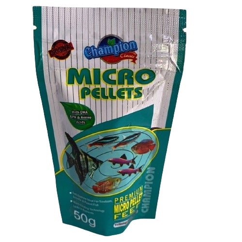 Champion Micro Pellet Fish Food 50 grams Pouch