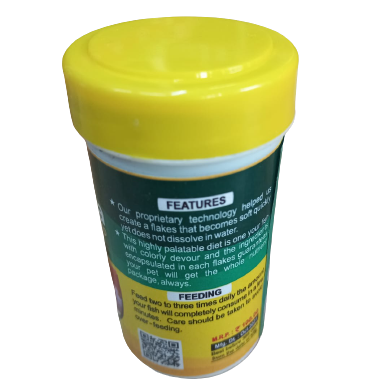 Champion Spirulina Blended Flakes 25 gram Fish Food - 2