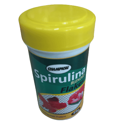 Champion Spirulina Blended Flakes 25 gram Fish Food